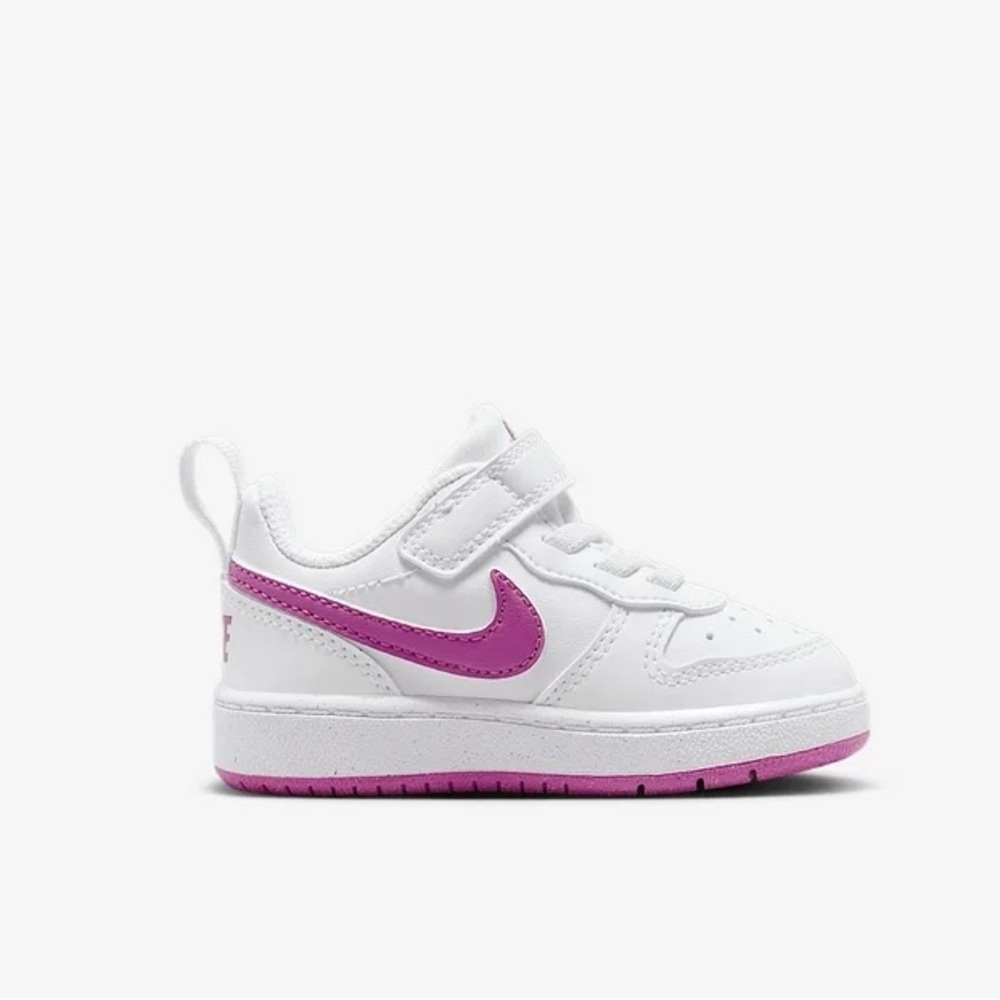Nike Court Borough Low Recraft White/Hot Fuchsia 5C